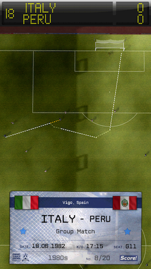 Il gol di Bruno Conti in Italia-Peru del 1982 è emozionante farlo rivivere sui nostri monitor