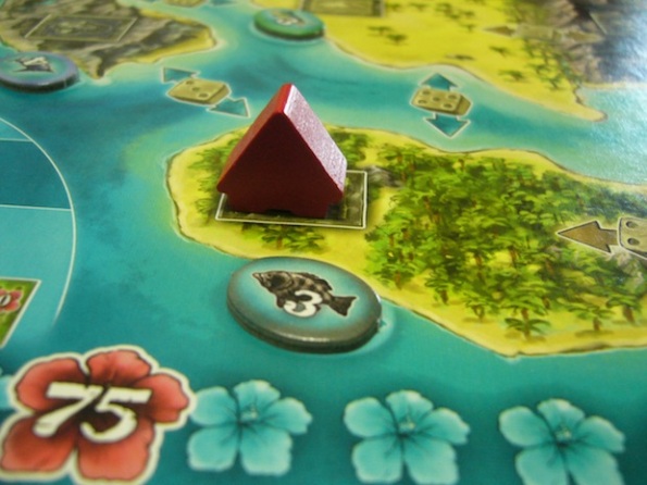 Una piccola capanna isolata, uno scenario comune per le partite a Bora Bora