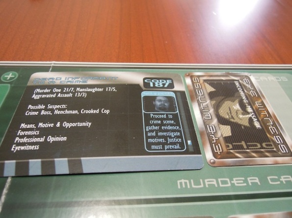 Le carte omicidio e le carte prova sono il fulcro di ogni indagine a Murder City