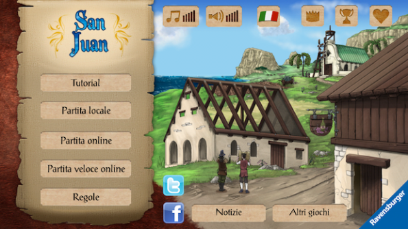 La home page di San Juan in versione iPhone