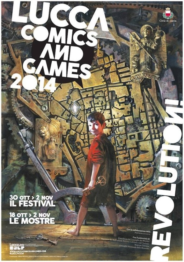 L'immagine simbolo di questa edizione di Lucca Comics and Games 2014